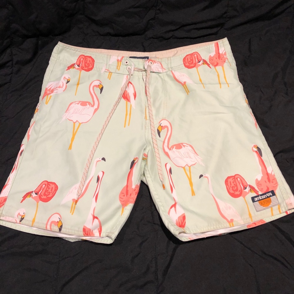 Ambsn Flamingo Boardshorts